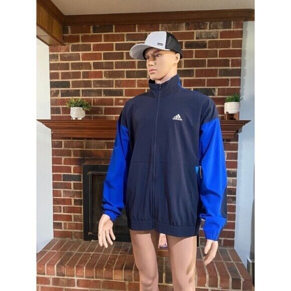 Adidas Sportswear Men's Travel Jacket Size Medium Track Tops Tulti Sport Zip New - Picture 10 of 16